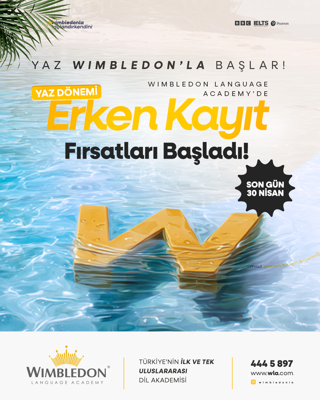 Wimbledon Language Academy Yaz Dönemi Erken Kayıt Fırsatları Başladı!