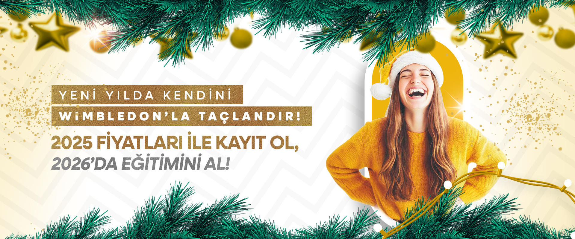 Yeni Yılda Kendini WimbledonLA Taçlandır! ✨🎄