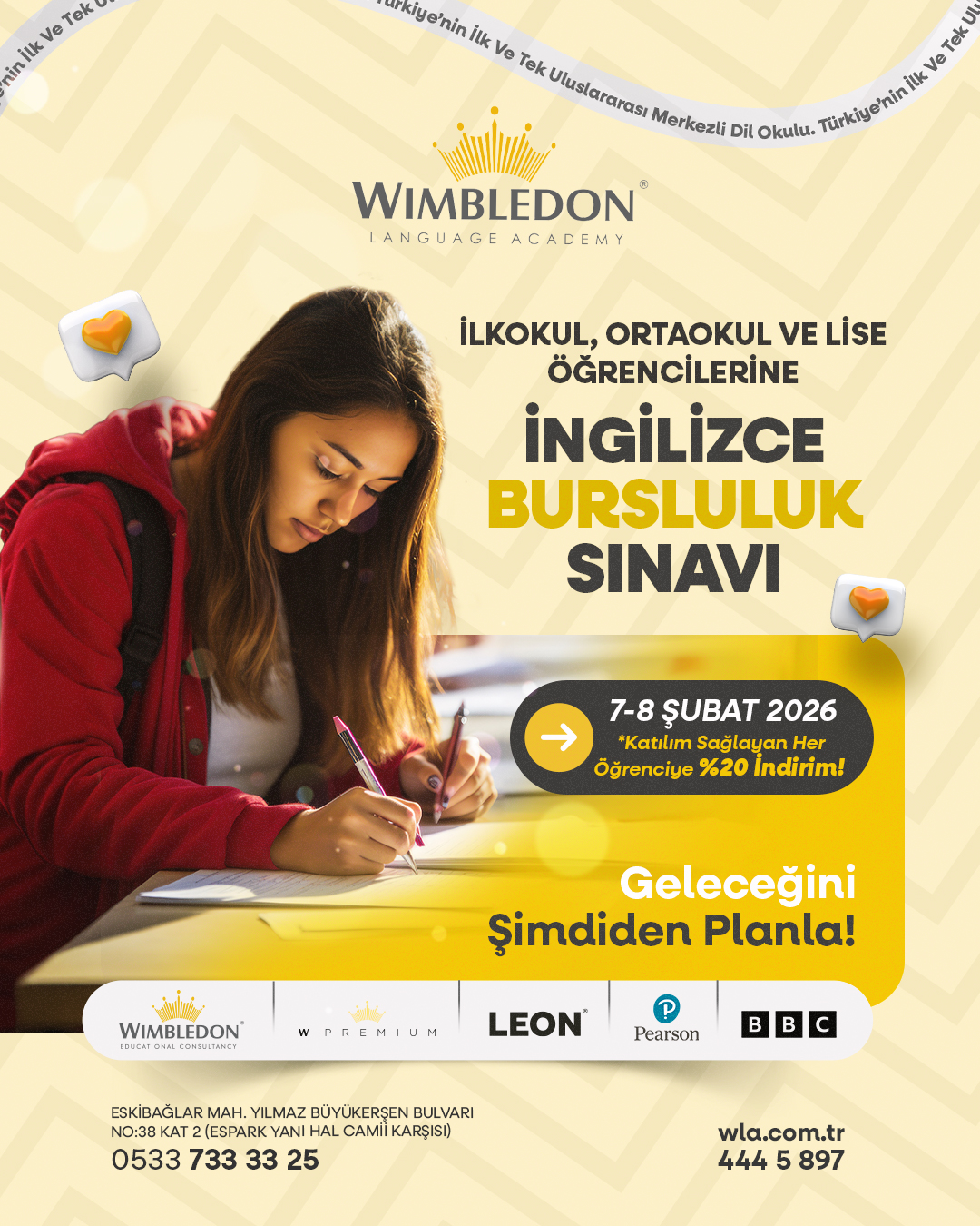 İLKOKUL-ORTAOKUL-LİSE BURSLULUK SINAVI