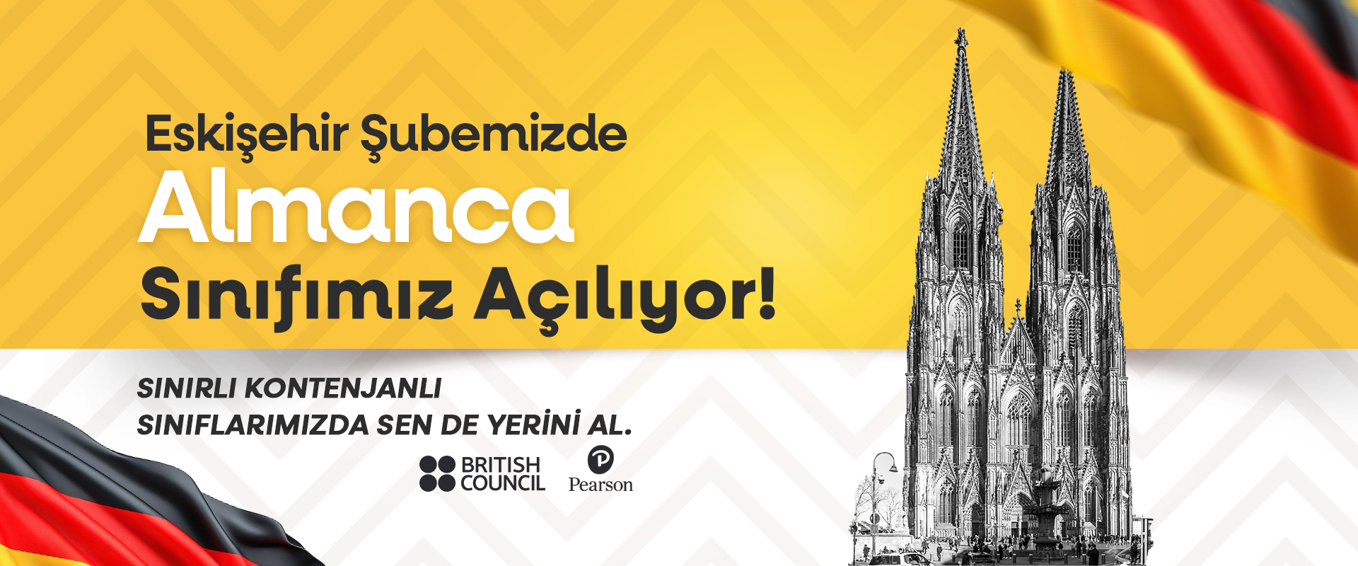 Başlangıç seviyesinden itibaren, konuşma odaklı Almanca eğitimlerimiz başlıyor. Kayıtlar kontenjanla sınırlıdır.